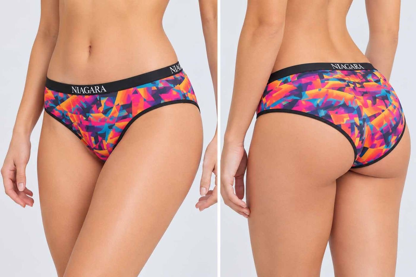 Niagara printed cotton briefs